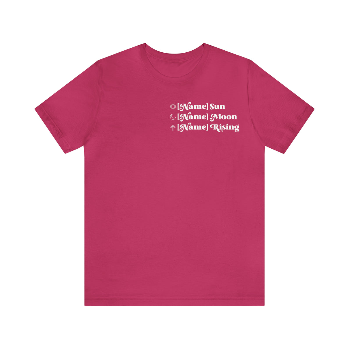 CUSTOM - Astrology Chart - Unisex T-shirt (More colors)
