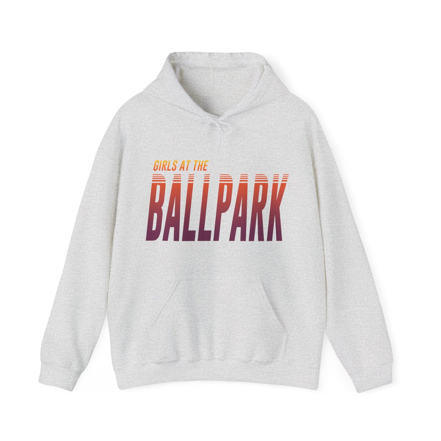 Girls at the Ballpark Retrowave Hoodie - AZ Sunset