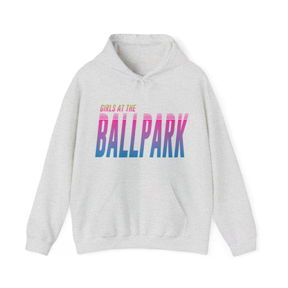 Girls at the Ballpark Retrowave Hoodie - Neons