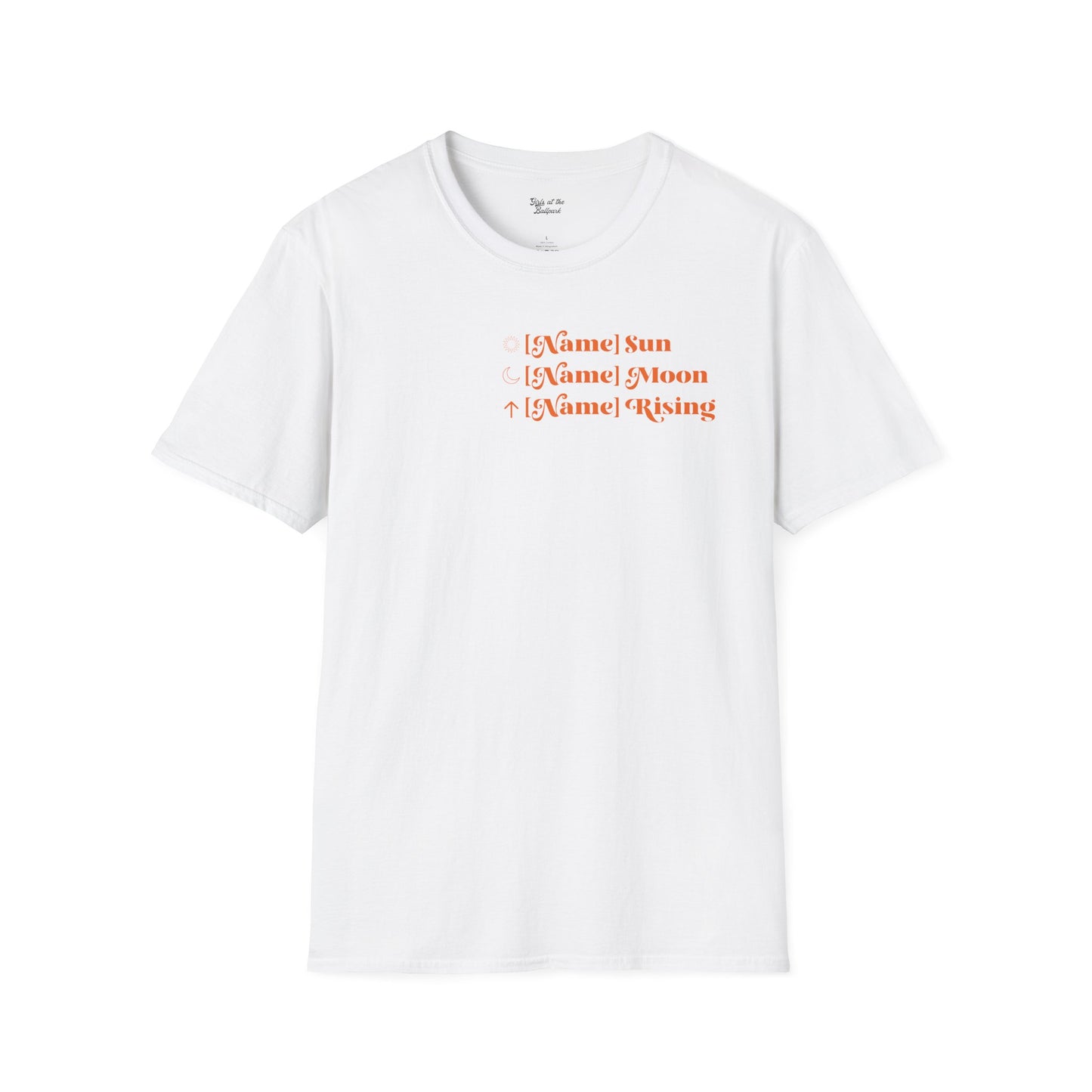 Custom Orioles Astrology Chart Unisex T-shirt