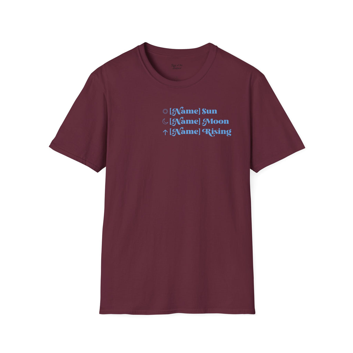 Custom Phillies Astrology Chart Unisex T-Shirt