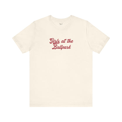 Girls at the Ballpark Logo Tee