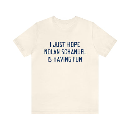 Nolan Schanuel - Unisex T-shirt (Free Shipping)