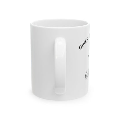 Girls at the Ballpark Social Club (Black) - 11 oz. Mug