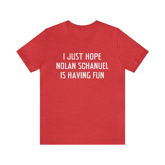 Nolan Schanuel - Unisex T-shirt (Free Shipping)