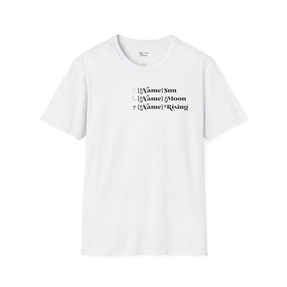 Custom Yankees Astrology Chart Unisex T-shirt