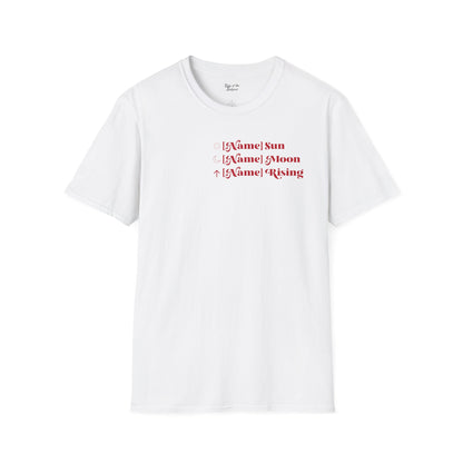 Custom Angels Astrology Chart Unisex T-shirt