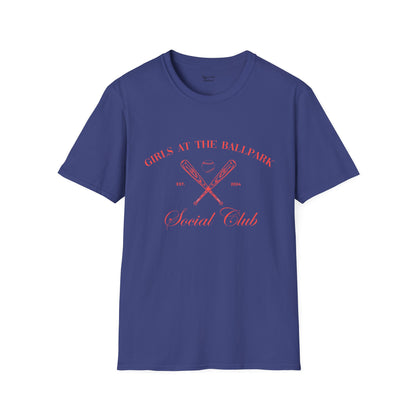 Girls at the Ballpark Social Club - Unisex T-Shirt