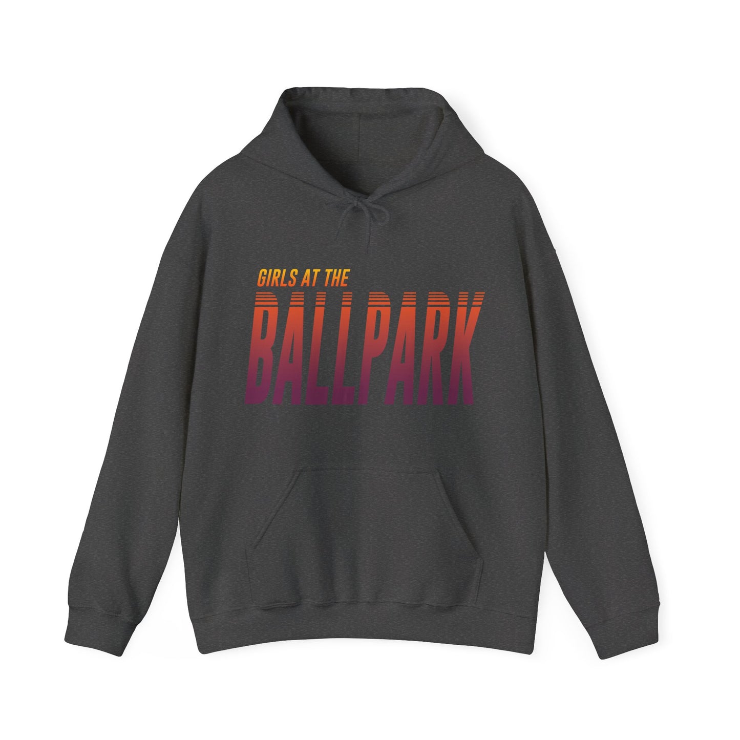 Girls at the Ballpark Retrowave Hoodie - AZ Sunset