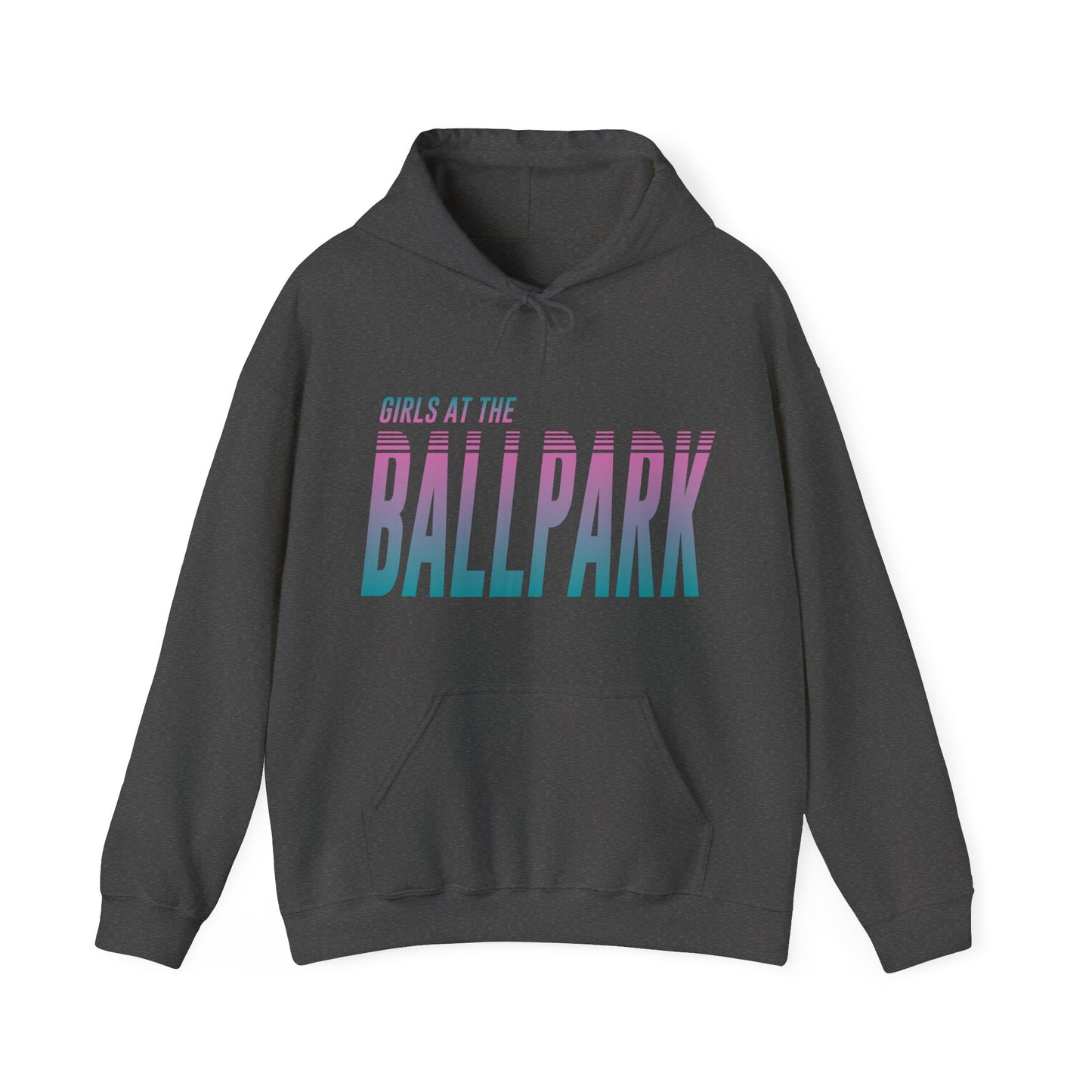 Girls at the Ballpark Retrowave Hoodie - Dusky Pastels