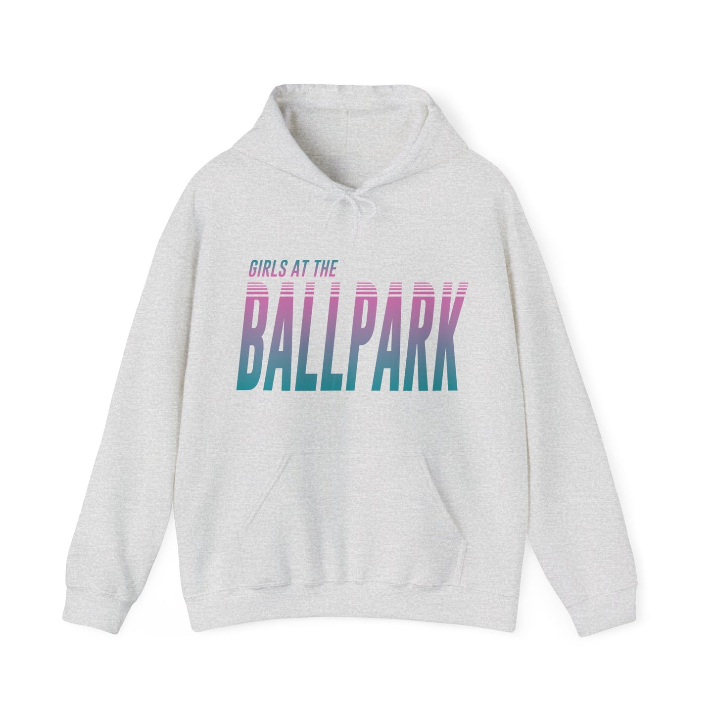 Girls at the Ballpark Retrowave Hoodie - Dusky Pastels