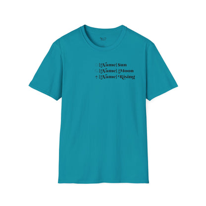Custom Marlins Astrology Chart Unisex T-shirt
