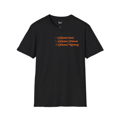 Custom Orioles Astrology Chart Unisex T-shirt