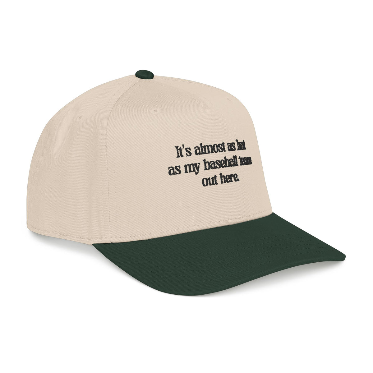 It's almost as hot as my baseball team baseball cap
