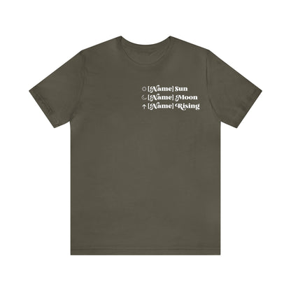 CUSTOM - Astrology Chart - Unisex T-shirt (More colors)