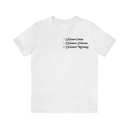 CUSTOM - Astrology Chart - Unisex T-shirt (More colors)