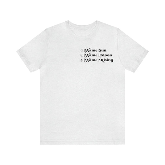 CUSTOM - Astrology Chart - Unisex T-shirt (More colors)