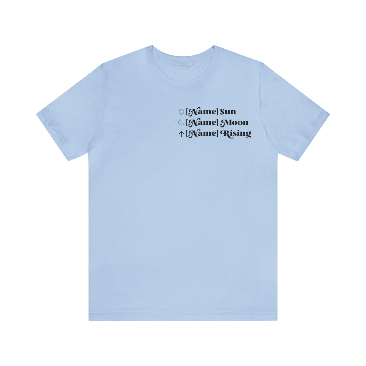 CUSTOM - Astrology Chart - Unisex T-shirt (More colors)