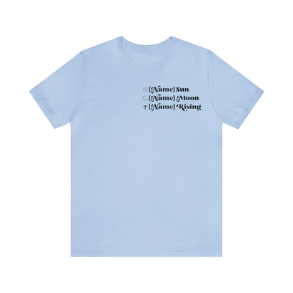 CUSTOM - Astrology Chart - Unisex T-shirt (More colors)