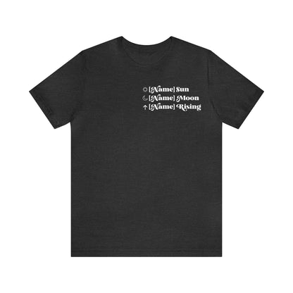 CUSTOM - Astrology Chart - Unisex T-shirt