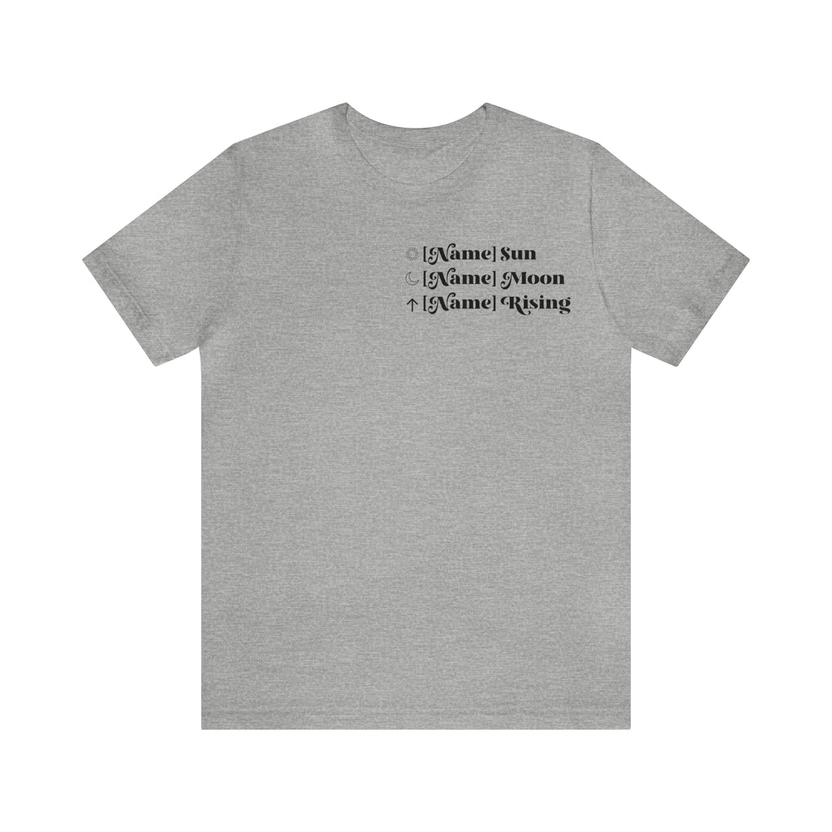 CUSTOM - Astrology Chart - Unisex T-shirt