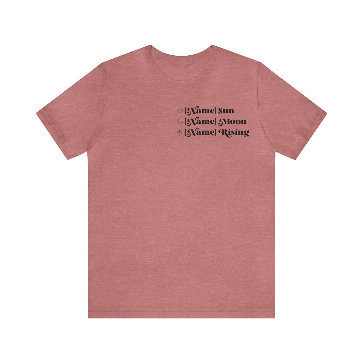 CUSTOM - Astrology Chart - Unisex T-shirt (More colors)