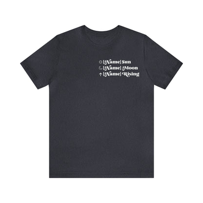 CUSTOM - Astrology Chart - Unisex T-shirt