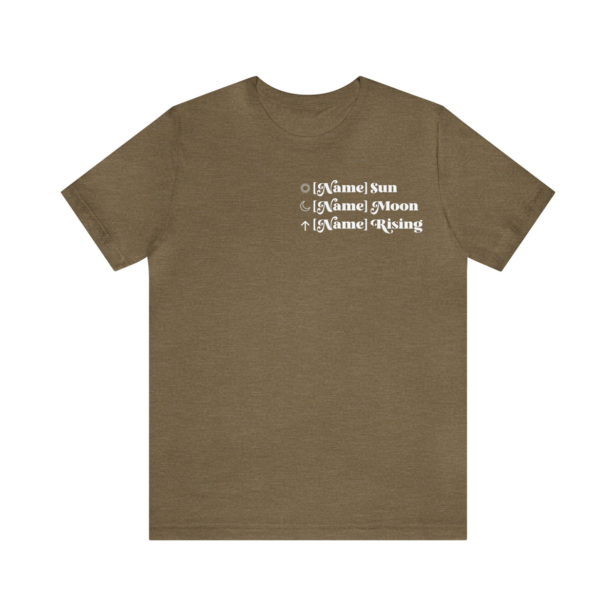 CUSTOM - Astrology Chart - Unisex T-shirt (More colors)