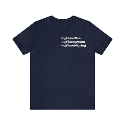 CUSTOM - Astrology Chart - Unisex T-shirt