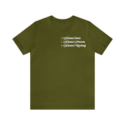 CUSTOM - Astrology Chart - Unisex T-shirt (More colors)