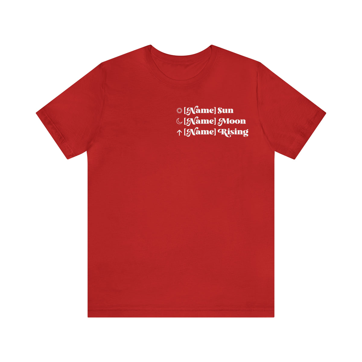 CUSTOM - Astrology Chart - Unisex T-shirt