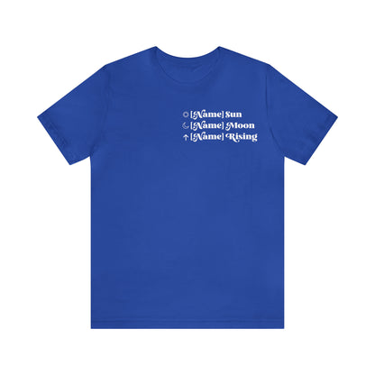 CUSTOM - Astrology Chart - Unisex T-shirt