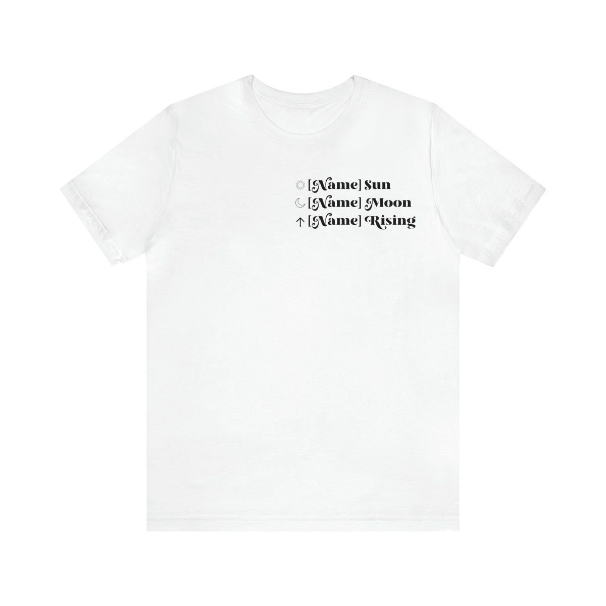 CUSTOM - Astrology Chart - Unisex T-shirt
