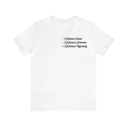 CUSTOM - Astrology Chart - Unisex T-shirt