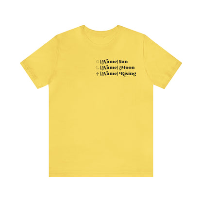 CUSTOM - Astrology Chart - Unisex T-shirt